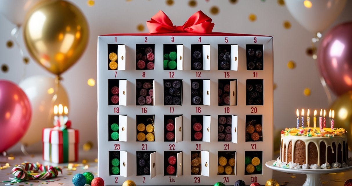Overrask Med En Julekalender Med Lakrids Til Fødselsdagen – En Unik Gaveidé Med Smagfuld Variation