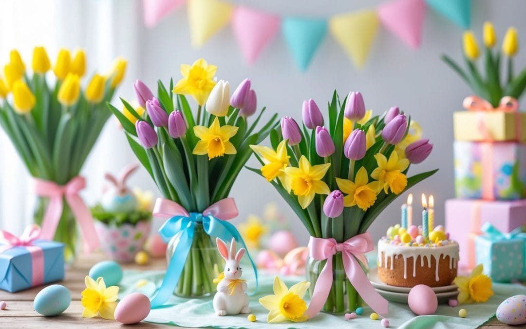 Sådan fejrer du foråret med smukke påskebuketter til fødselsdage