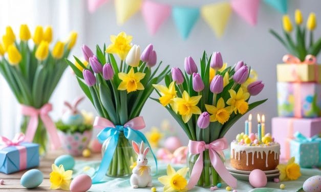 Sådan fejrer du foråret med smukke påskebuketter til fødselsdage