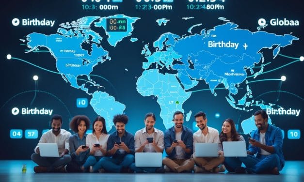 Aktuel tid forskellige steder i verden – send din fødselsdagshilsen på det rette tidspunkt